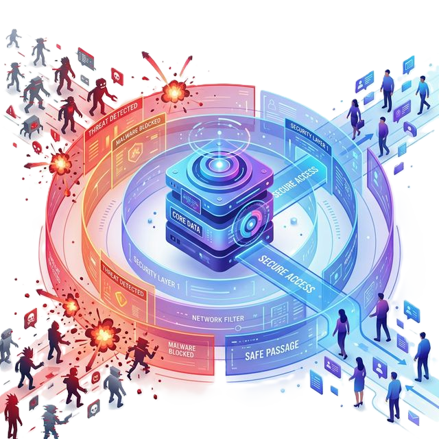 SRTN Traffic Security Illustration